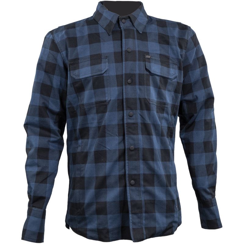 Speed and Strength True Grit Armored Motoshirt Navy/Black - Small