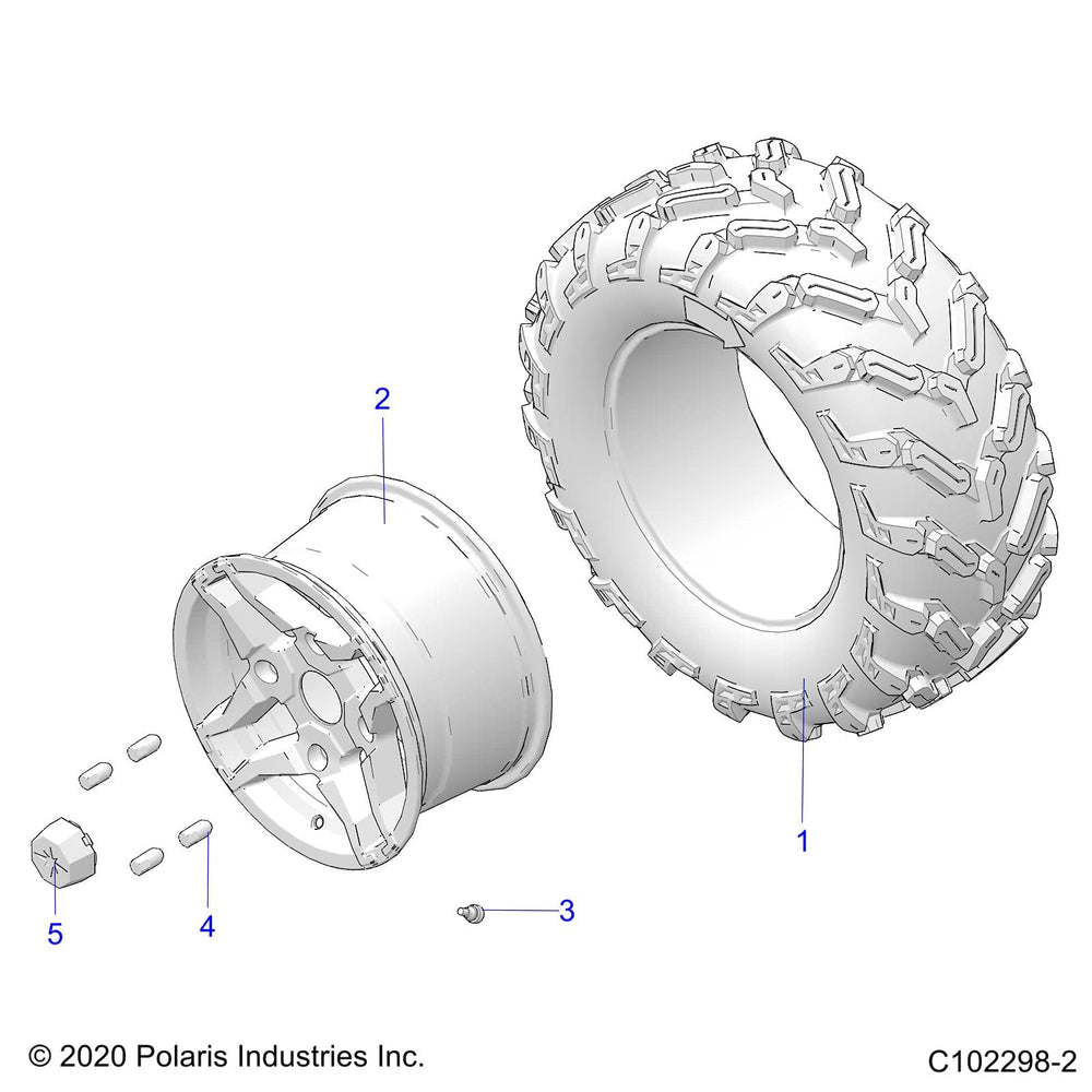 
                      
                        Polaris Carlisle PxT AT Tire, 26x11-R14, Part 5414828
                      
                    