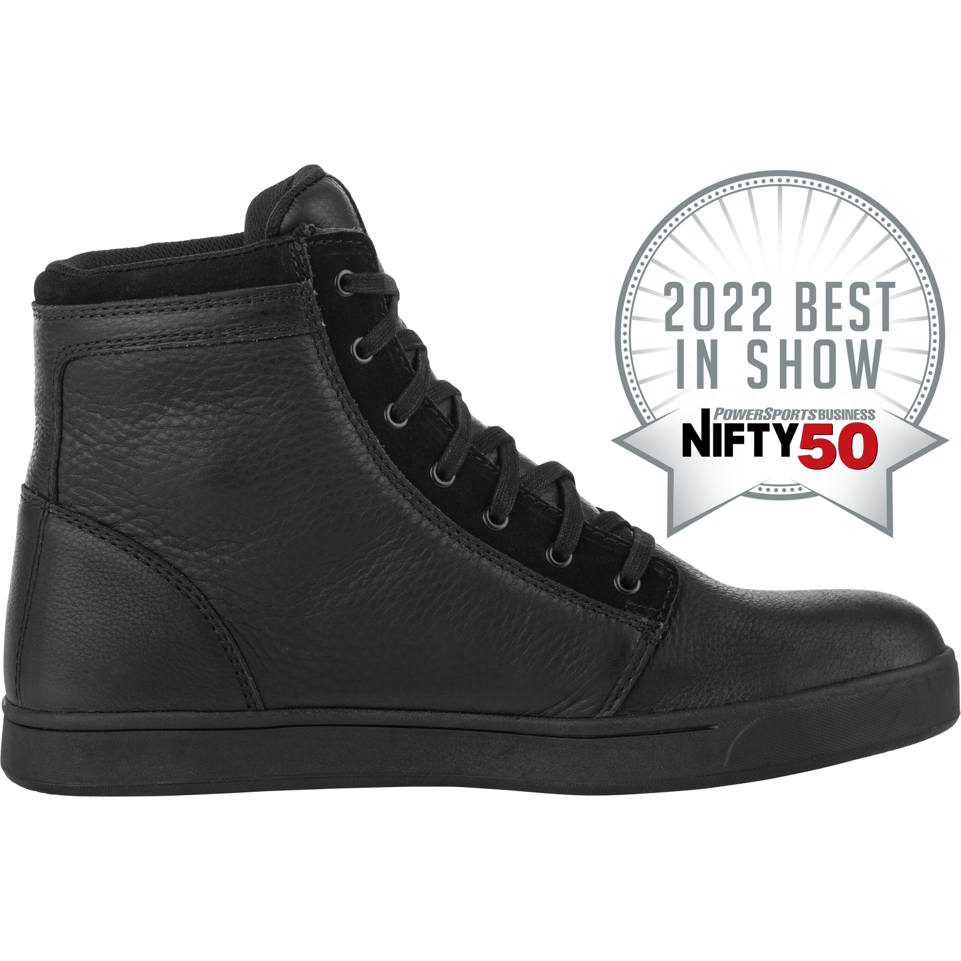 Axle Leather Waterproof Shoes Black/Black Sz 14