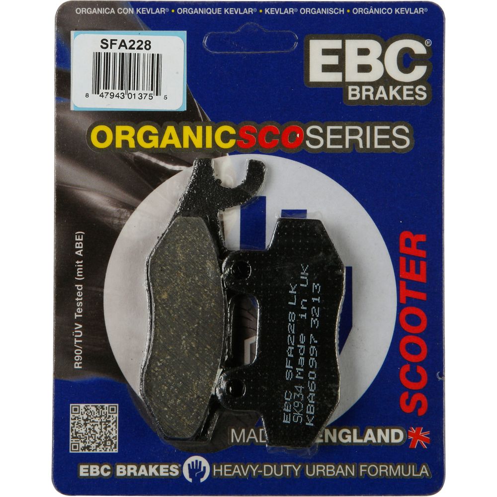 Brake Pads Sfa228 Organic