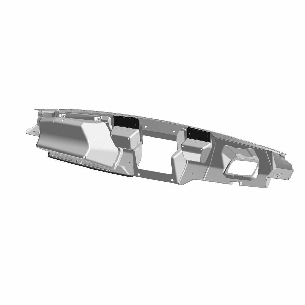 Polaris Ranger Dash, Upper, Gloss Black, Genuine OEM Part 5455136-070, Qty 1