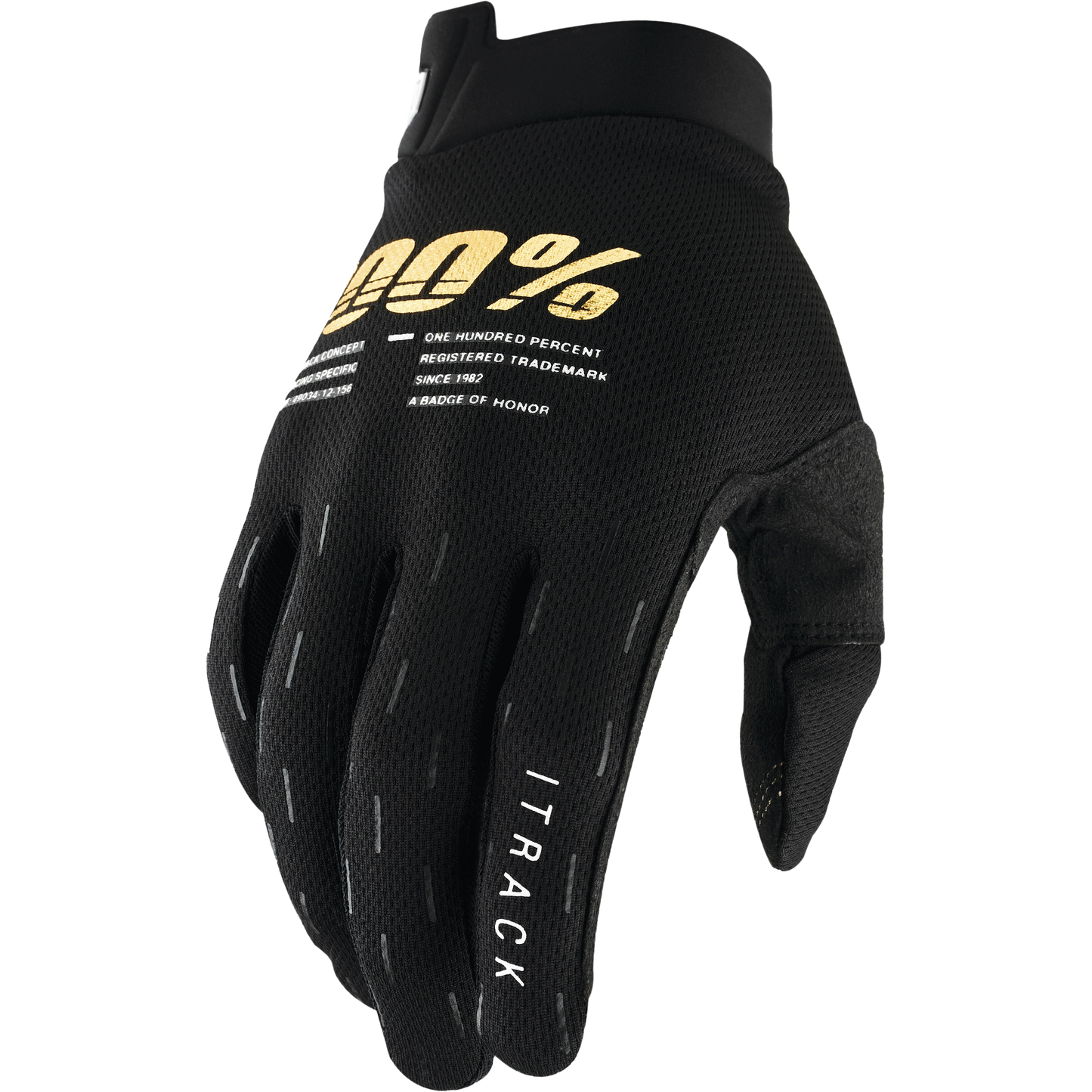 Itrack Youth Gloves Black Sm