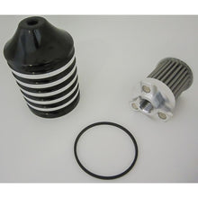 Billet Reusable Oil Filter Black