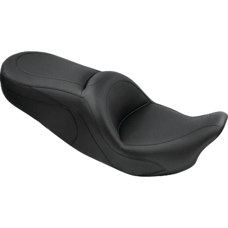 Mustang 08-21 Harley Electra Glide Std,Rd Glide Rd King, Str Glide Sport Touring 1PC Seat - Black