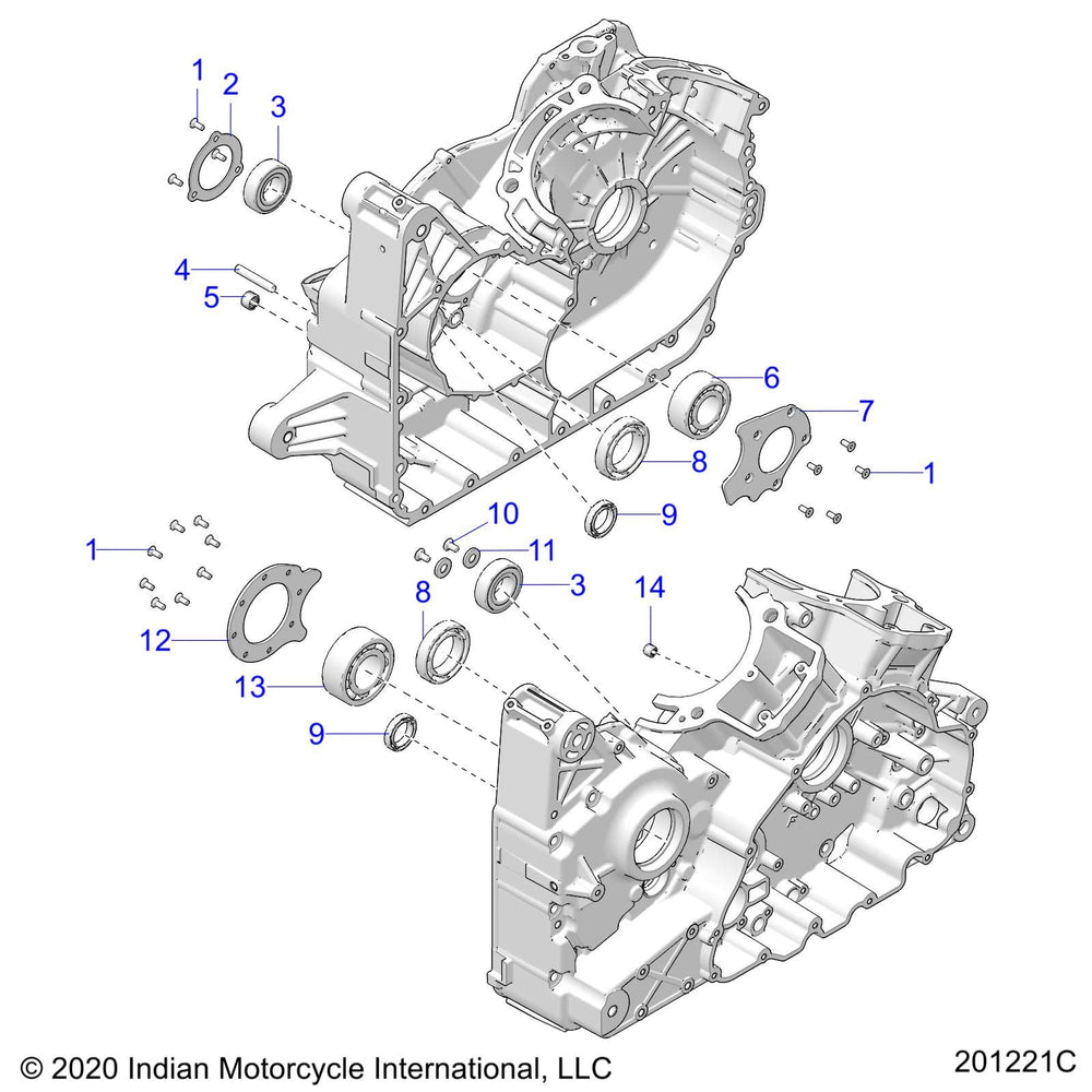 
                      
                        Indian Motorcycle Ball Bearing, 40 x 62 x 12, Genuine OEM Part 3514764, Qty 1
                      
                    
