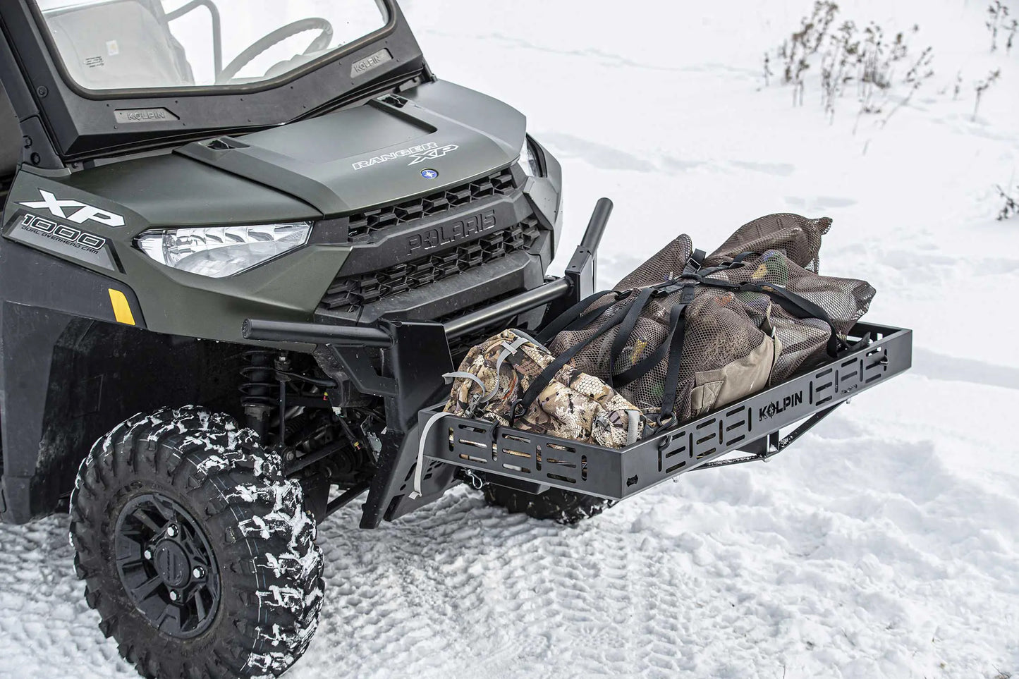 Utv 2" Receiver Hitch Black Pol