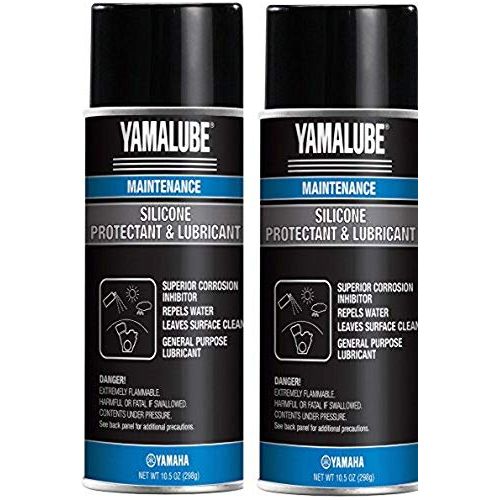 Yamaha ACC-SLCNS-PR-AY Silicone Spray Protectant & Lubricant, Pack of 2