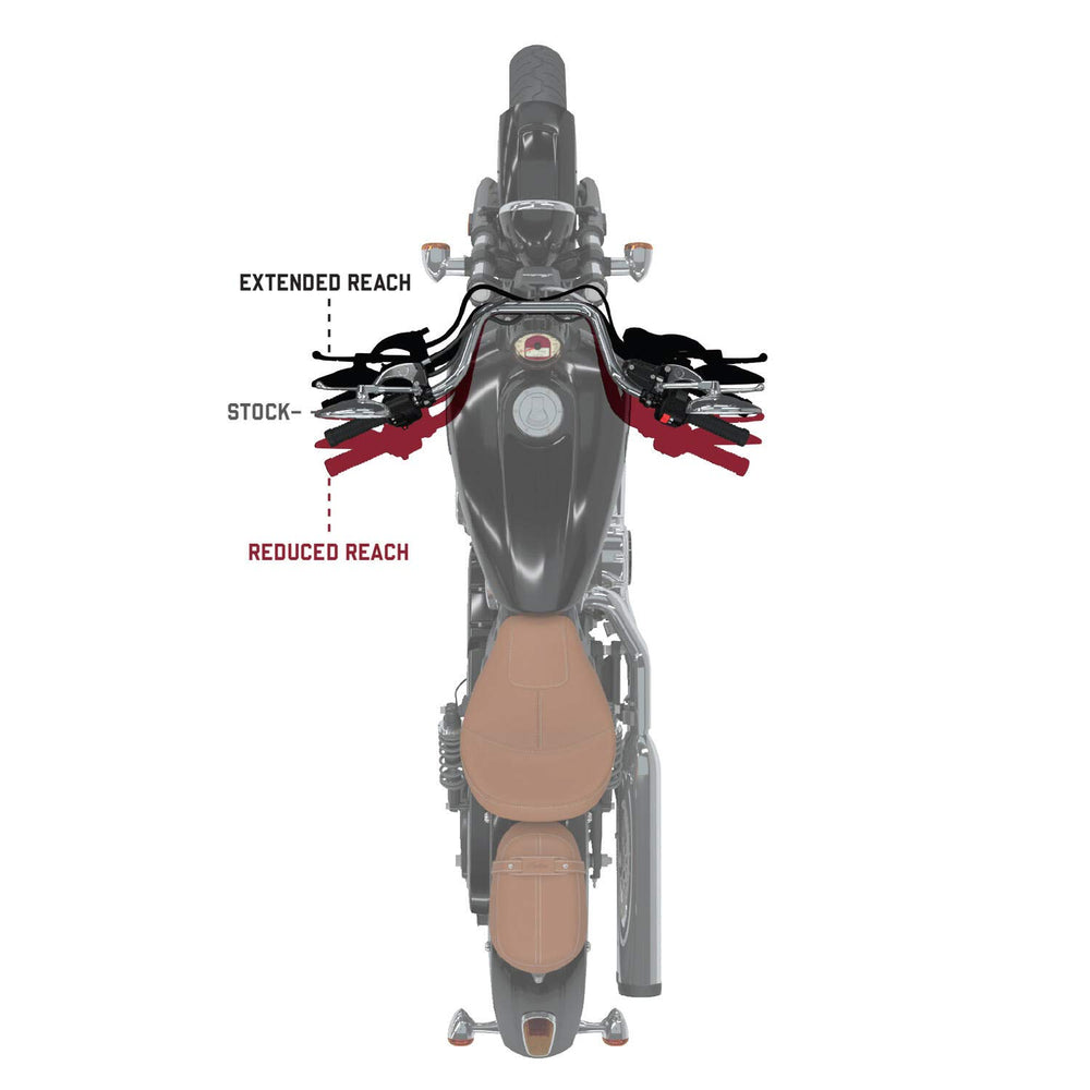 
                      
                        Indian Motorcycle Reduced Reach Handlebar, Chrome - 2880153-410
                      
                    