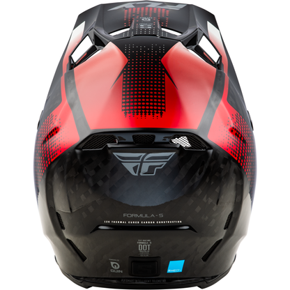 Formula S Carbon Protocol Helmet Black Carbon/Red Md
