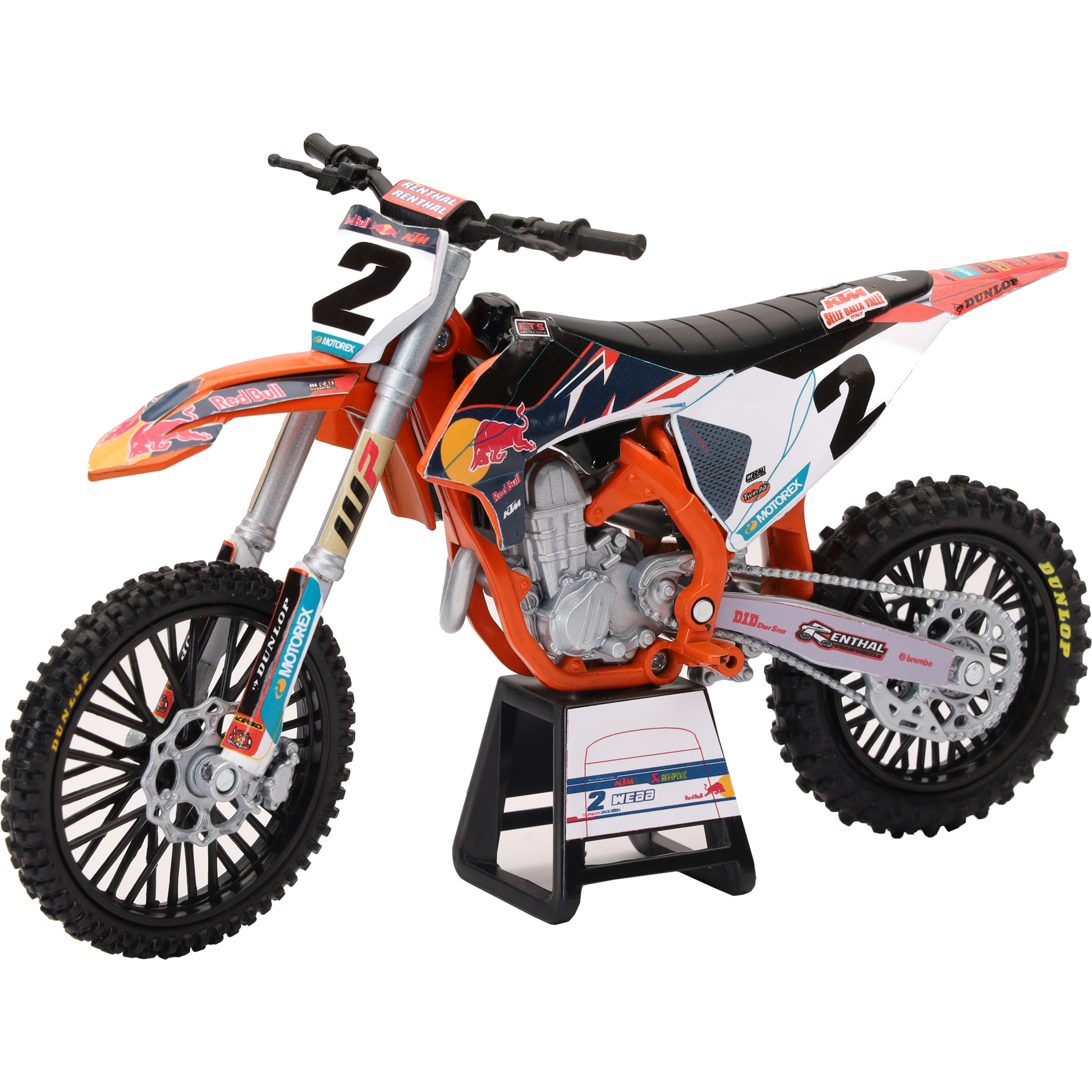 1:12 Scale Redbull Ktm 450sx F Cooper Web #2