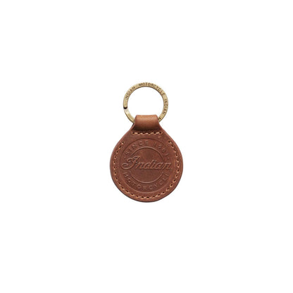 Indian Motorcycle Circle Leather Key Ring - 2862944