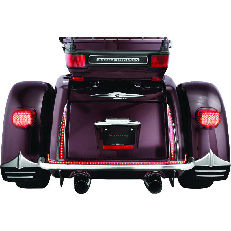 Kuryakyn Rear Mud Flaps For Trikes Chrome