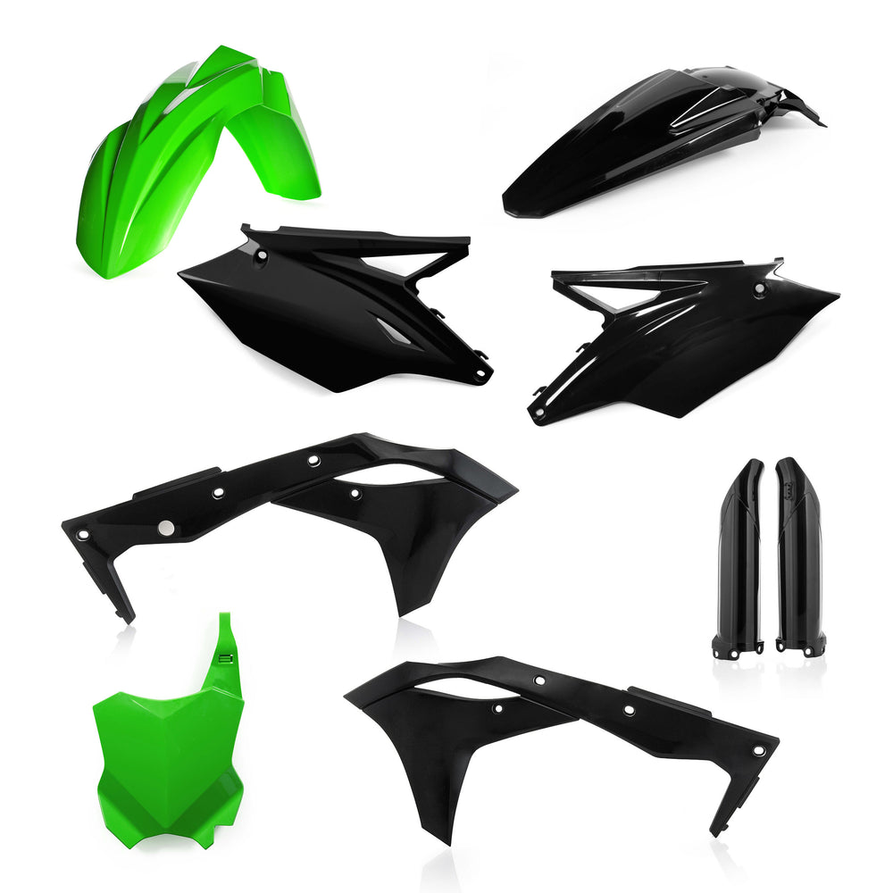 Full Plastic Kit Kaw Green/Black