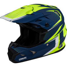 Mx 96 502 Helmet Matte Blue/Green  Lg