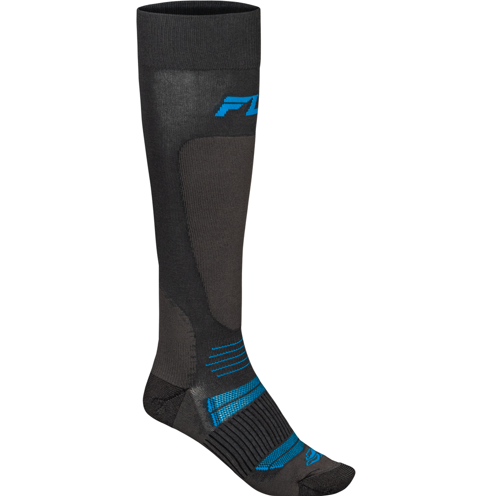 Snow Midweight Wool Sock Grey/Blue Lg/Xl