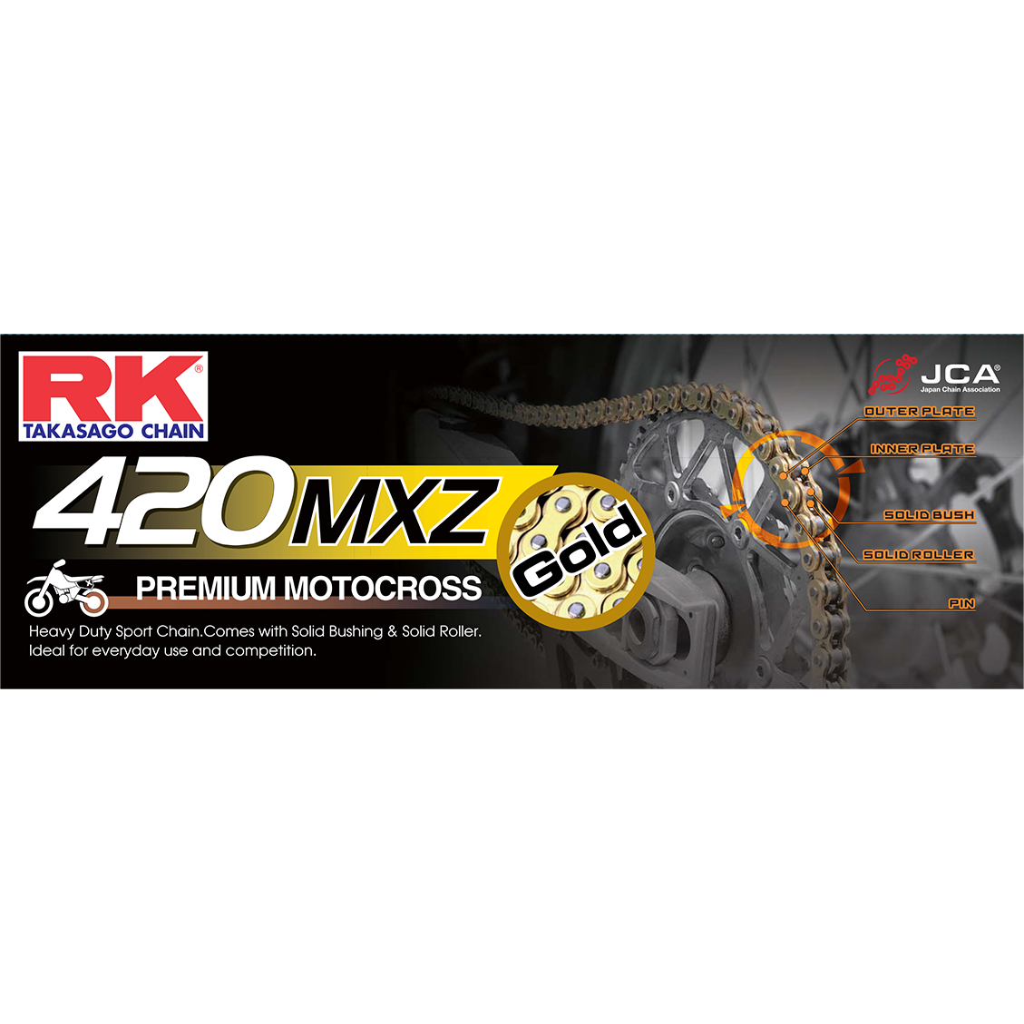 Gb420mxz Drive Chain Gold 420 X 116