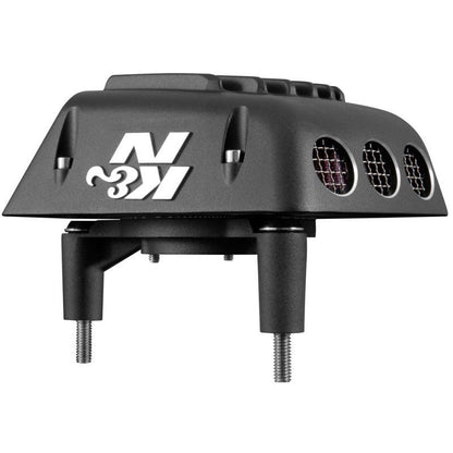 K&N Street Metal Intake System for 01-16 Harley-Davidson Softail/Dyna - Shaker Black