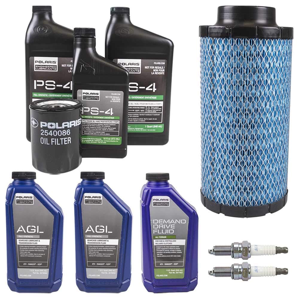 
                      
                        Polaris OEM Fluid & Oil Change Kit Air Filter Spark Plugs 2014-19 RZR XP & XP 4 1000
                      
                    