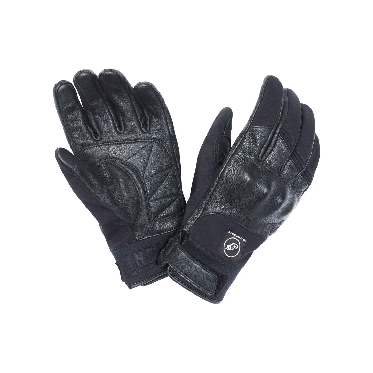 Indian Motorcycle Men's Softshell Glove, Black - M - 286285003
