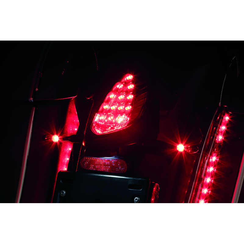 Kuryakyn Rear Turn Signal & License Plate Mount Indian Black