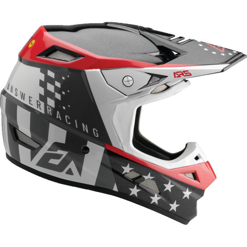 Answer AR5 Rally Helmet Mips Red/Black - XS