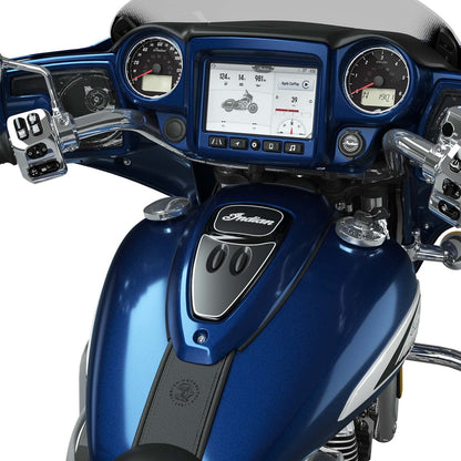 Indian Motorcycle Locking Gas Cap With Keys, Chrome, for Specific Chief, Super Chief, Sport Chief, Chieftain, Roadmaster, Springfield Models and More, for Security, Custom Style - 2884600-156