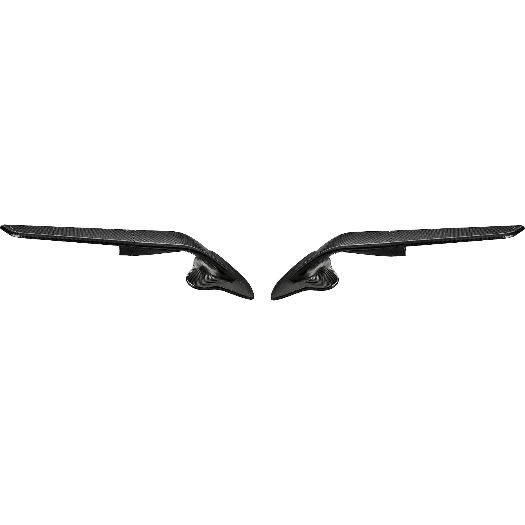 Stealth Sport Mirror Black Pair Yam