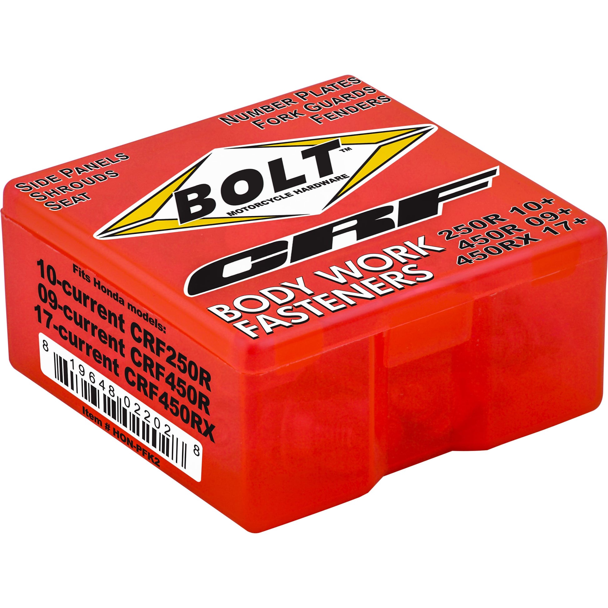 Full Plastic Fastener Kit Hon