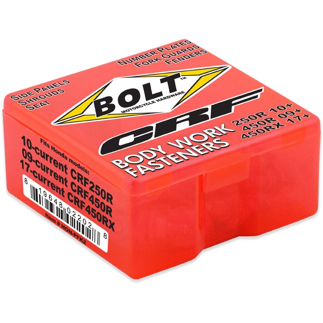 Full Plastic Fastener Kit Hon