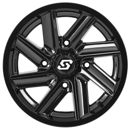 Chopper Wheel 14x7 4/110 5+2 (+10mm) Black