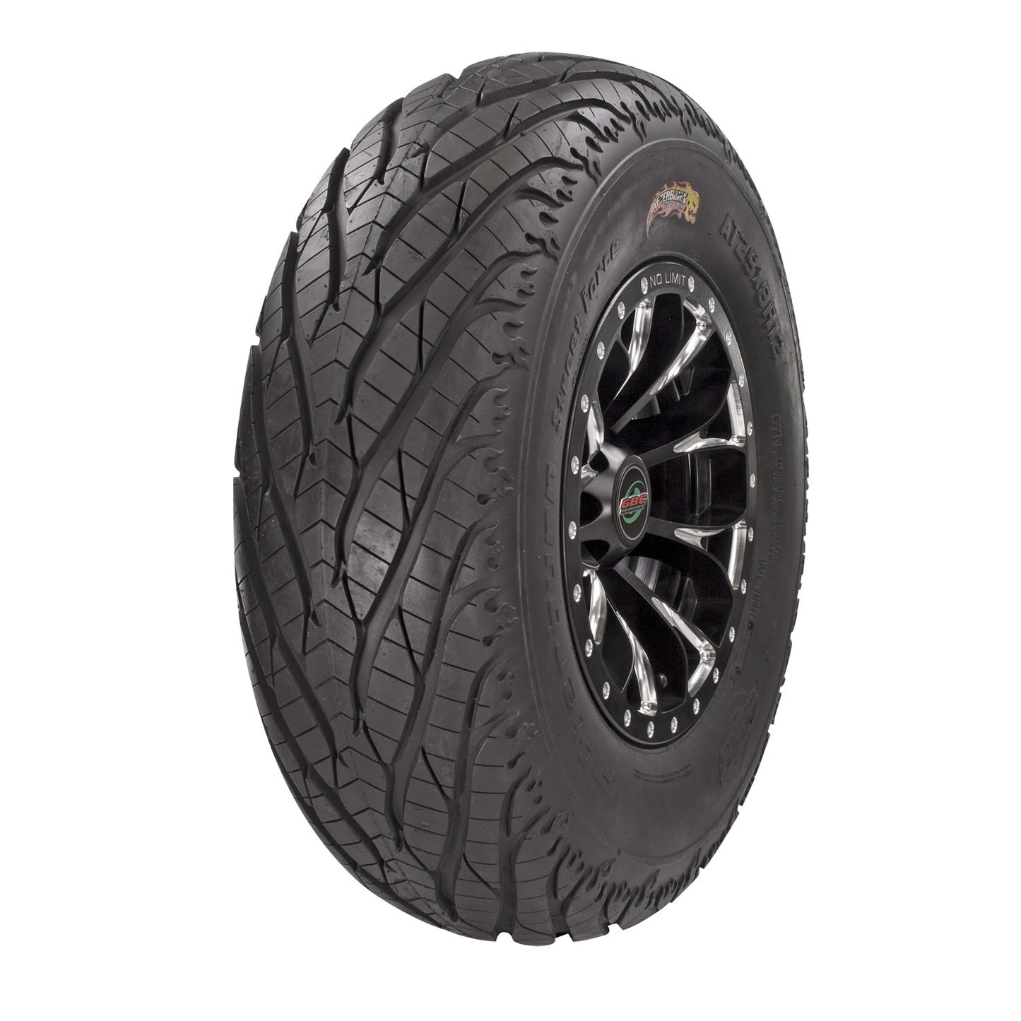 Tire Afterburn Sf Rear 25x10r12 Radial Lr500lbs