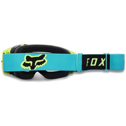 Fox Racing Vue Motocross Goggle, STRAY Teal - Clear Lens