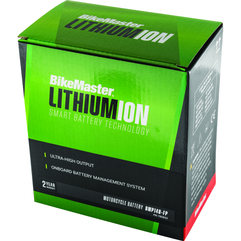 BikeMaster Lithium Ion 2.0 Battery - BMP14B-FP