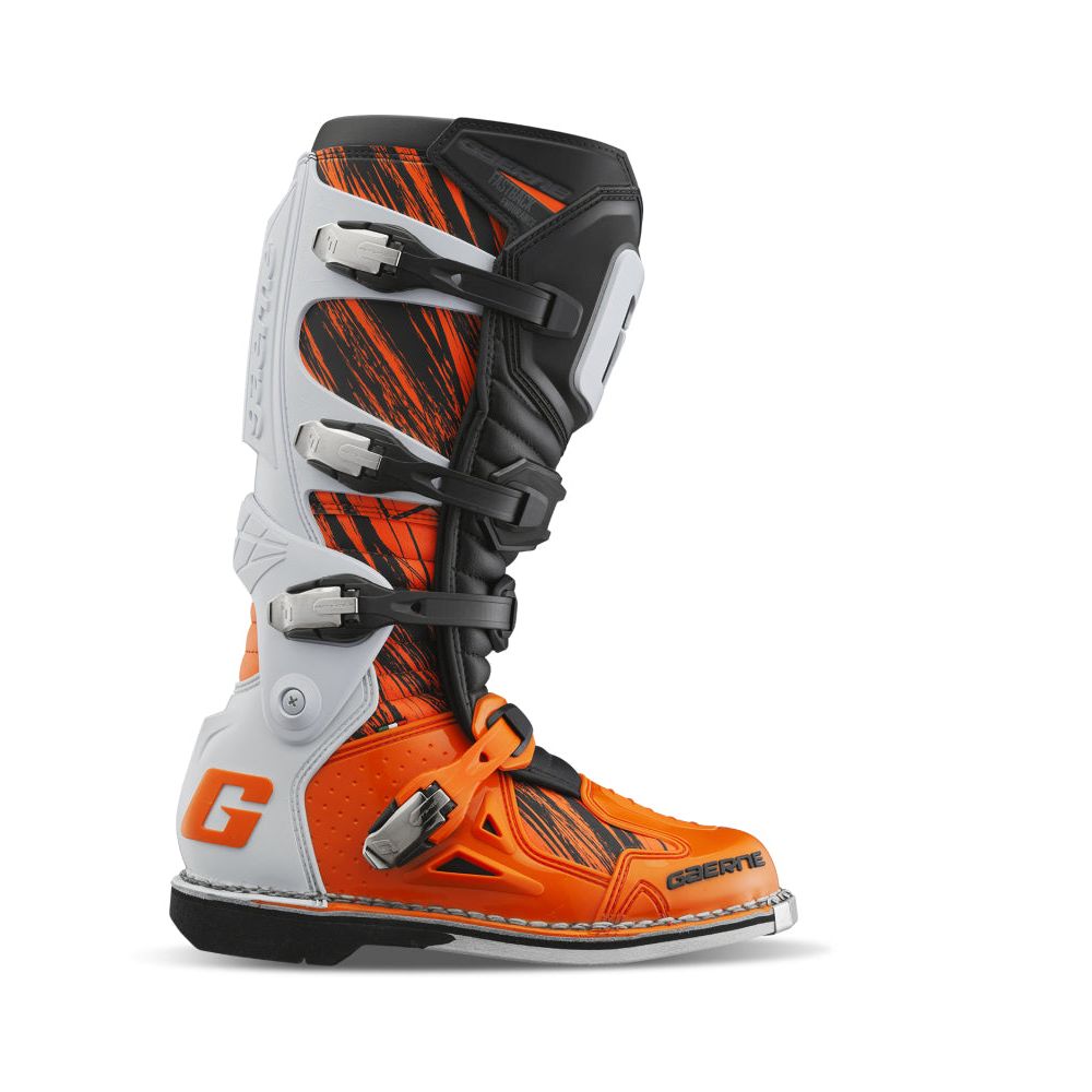 Gaerne Fastback Endurance Boot Orange/White/Black Size - 8
