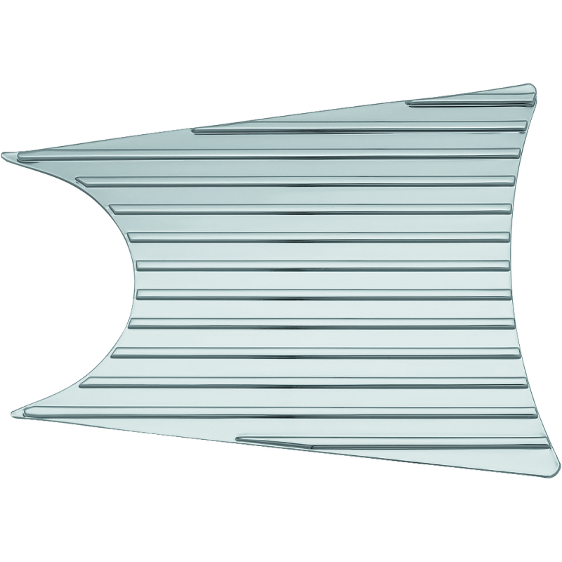 Kuryakyn Finned Mid Primary Accent Cover Chrome