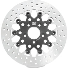Twin Power 84-17 Big Twin Exc 08-17 FLH FLT Rear 11.5 Floating Rotor Black Mesh