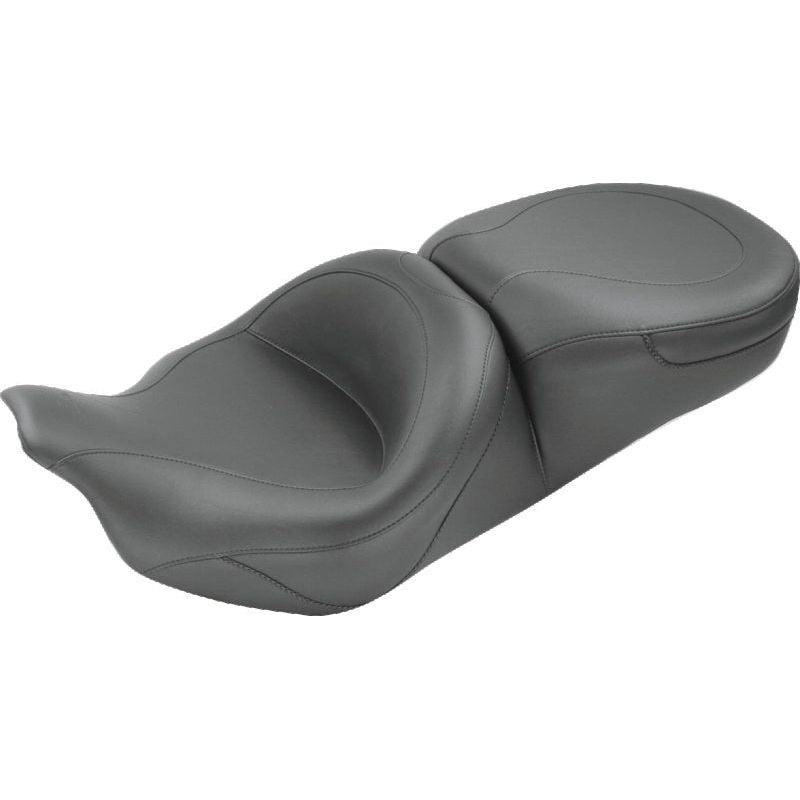 Mustang 08-21 Harley Electra Glide Std, Rd Glide, Rd King, Street Glide Touring 1PC Seat - Black