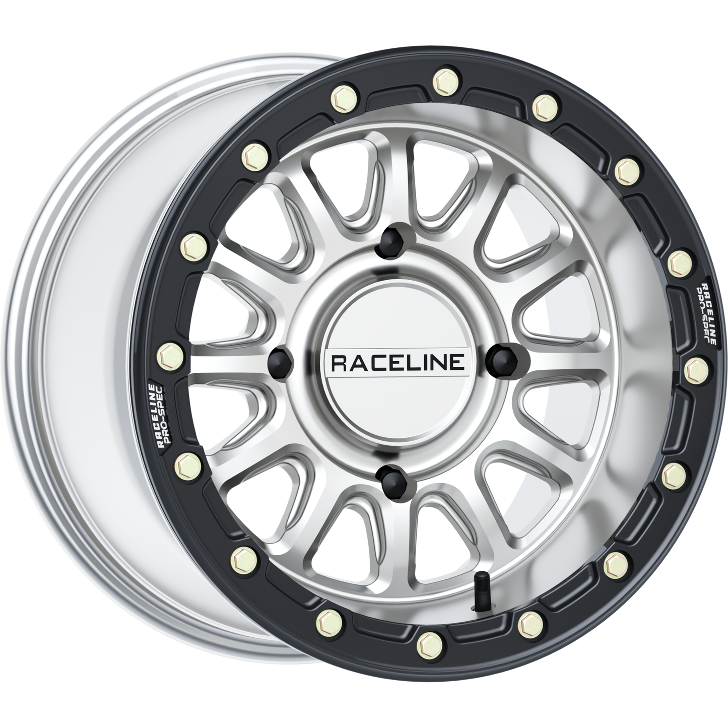 Alpha Hyper Wheel 4/137 Hyper Silver/Blk 15x10 (+10mm)