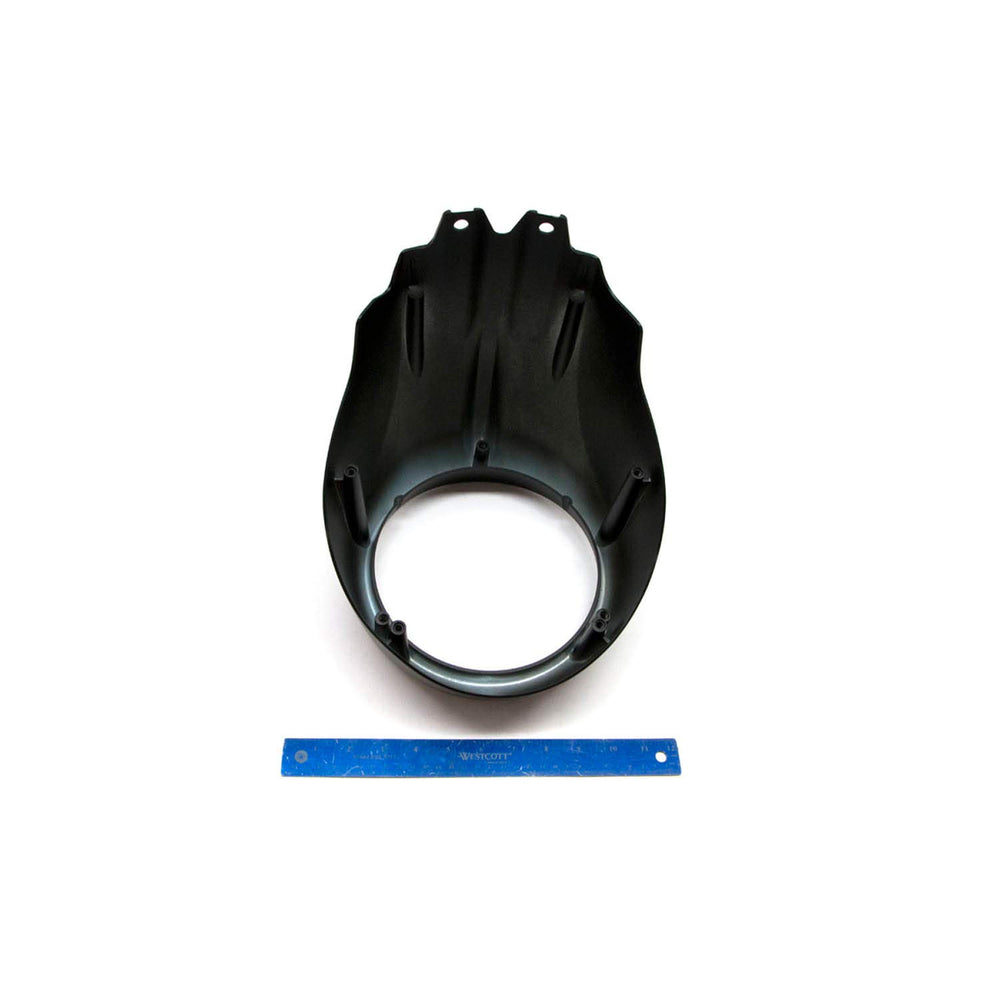 
                      
                        Indian Motorcycle Headlight Cover, Nacelle, Front, Flat Black, Genuine OEM Part 5632830-463, Qty 1
                      
                    