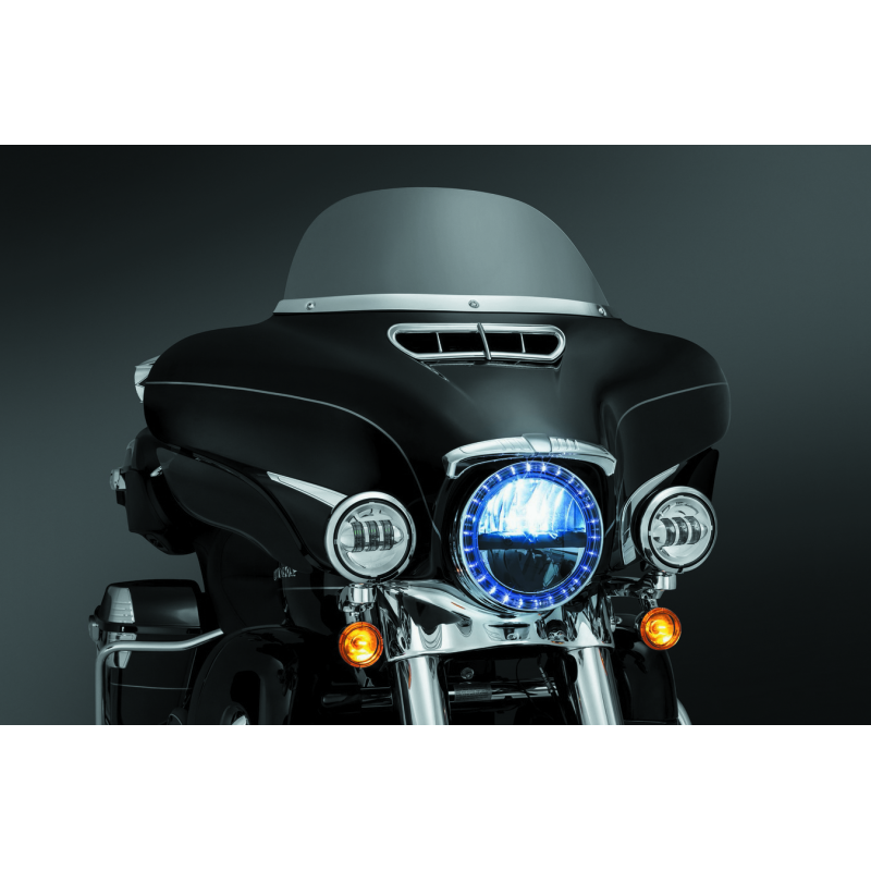 Kuryakyn Smooth Windshield Trim 14-Up Touring Chrome