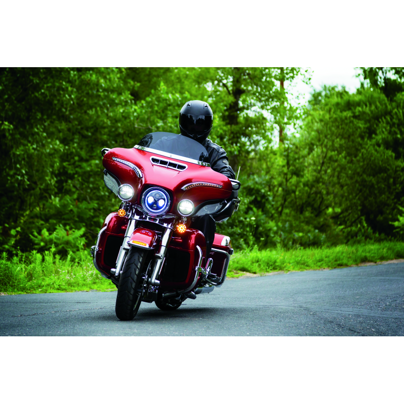 Kuryakyn Smooth Windshield Trim 14-Up Touring Chrome