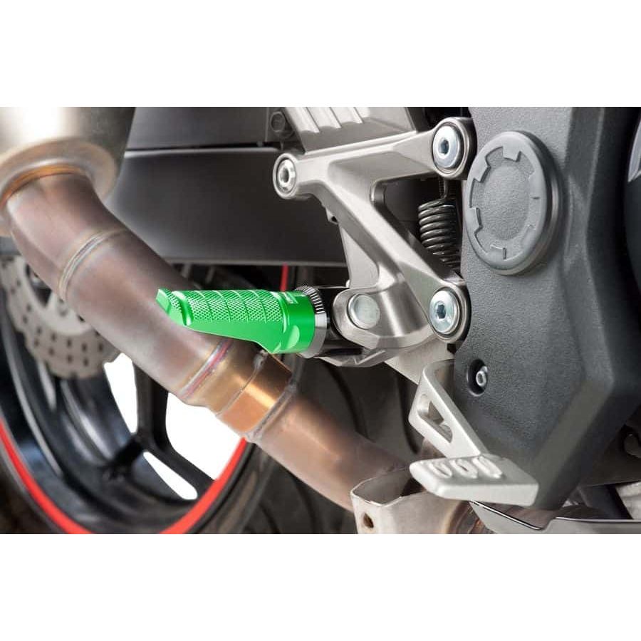 Footpegs Racing Green