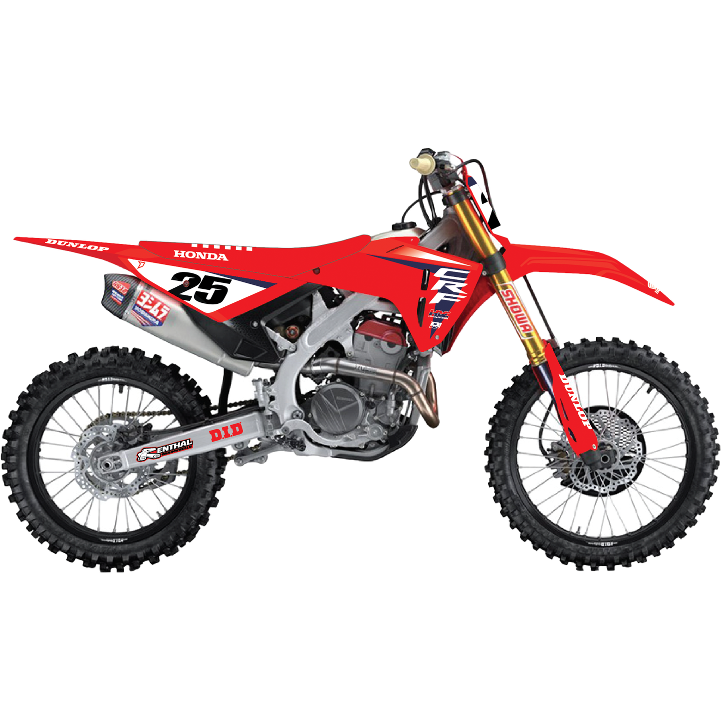 Complete Kit 25 Hrc Crf 250r (25) Blk Bg