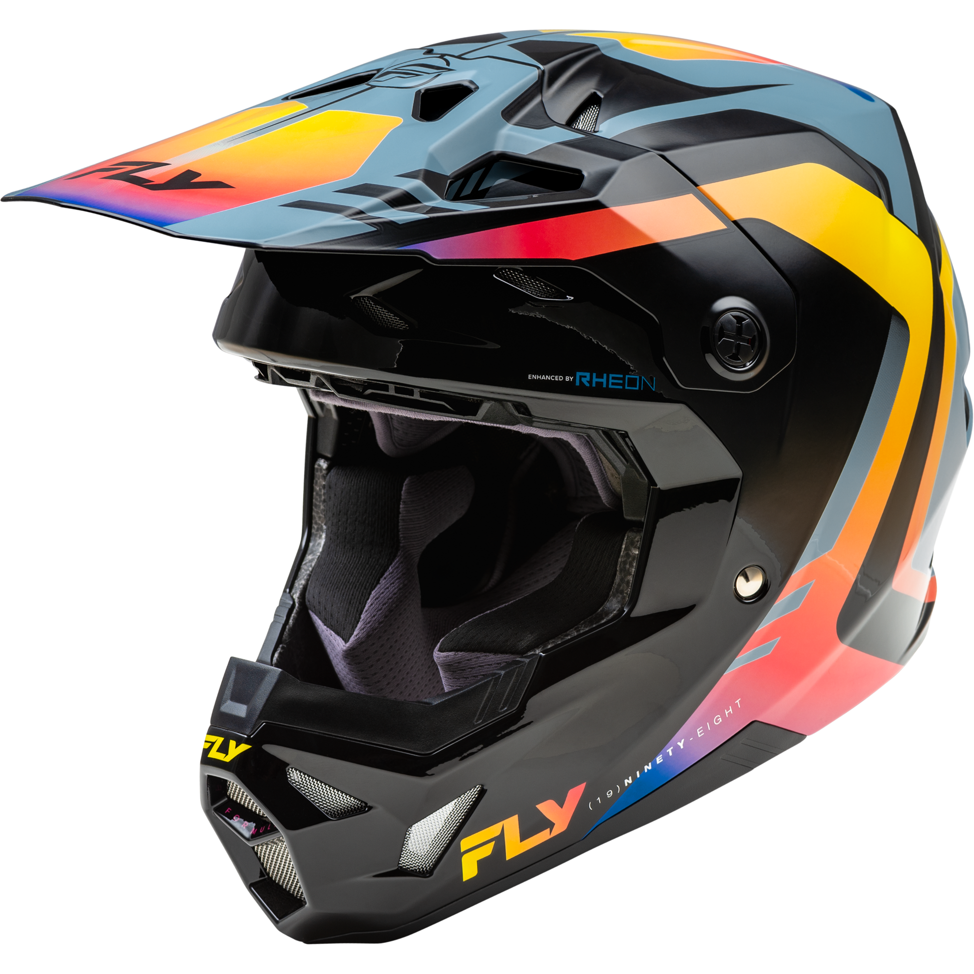 Formula Cp Krypton Helmet Grey/Black/Electric Fade Xs