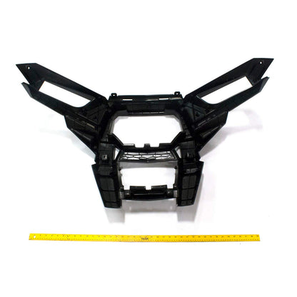 Polaris RZR Front Fascia Routered Assembly, Gloss Black, Genuine OEM Part 5452675-070, Qty 1