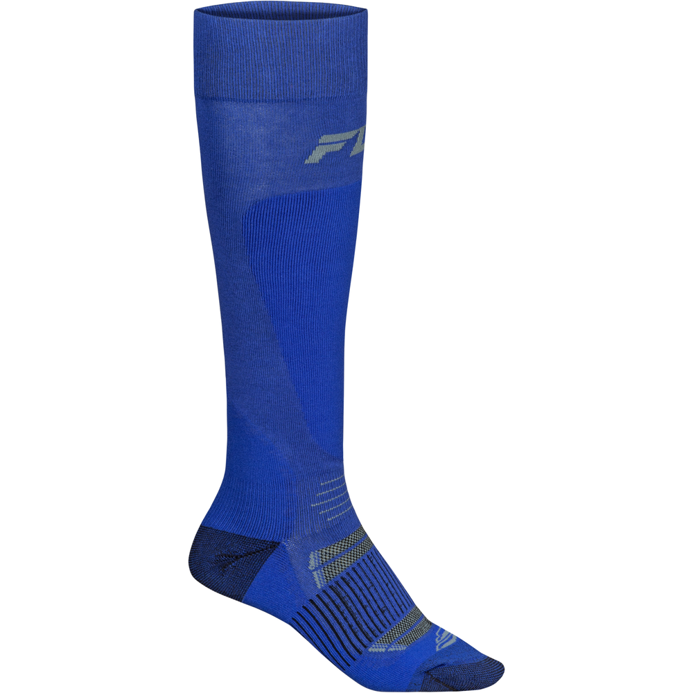 Snow Midweight Wool Sock Blue Lg/Xl