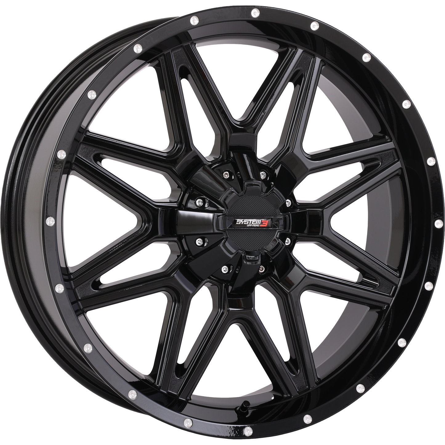 St7 Wheel 20x7 4+3 (+10mm) 4/137 & 4/156 Gloss Black