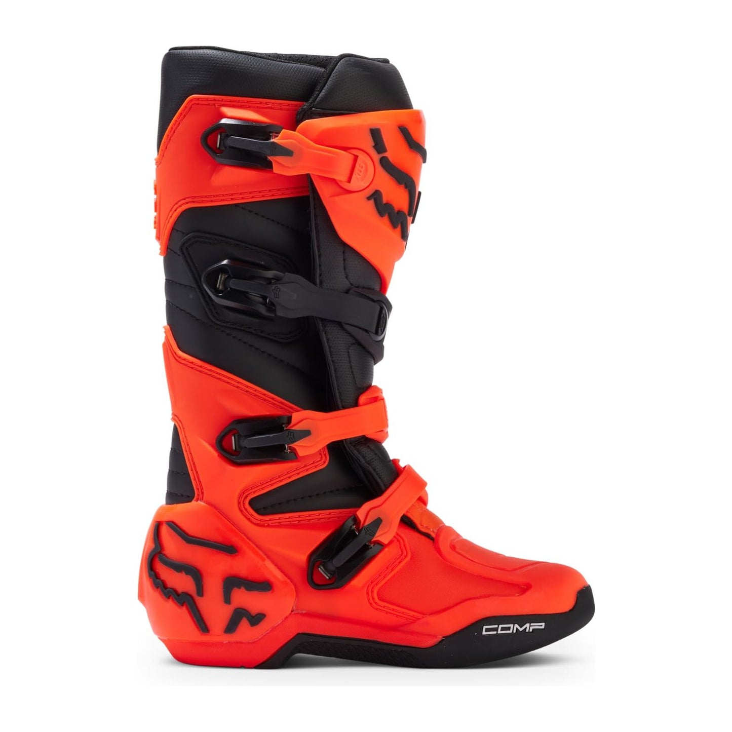 FOX RACING YOUTH COMP MOTOCROSS BOOTS, FLUORESCENT ORANGE, 5