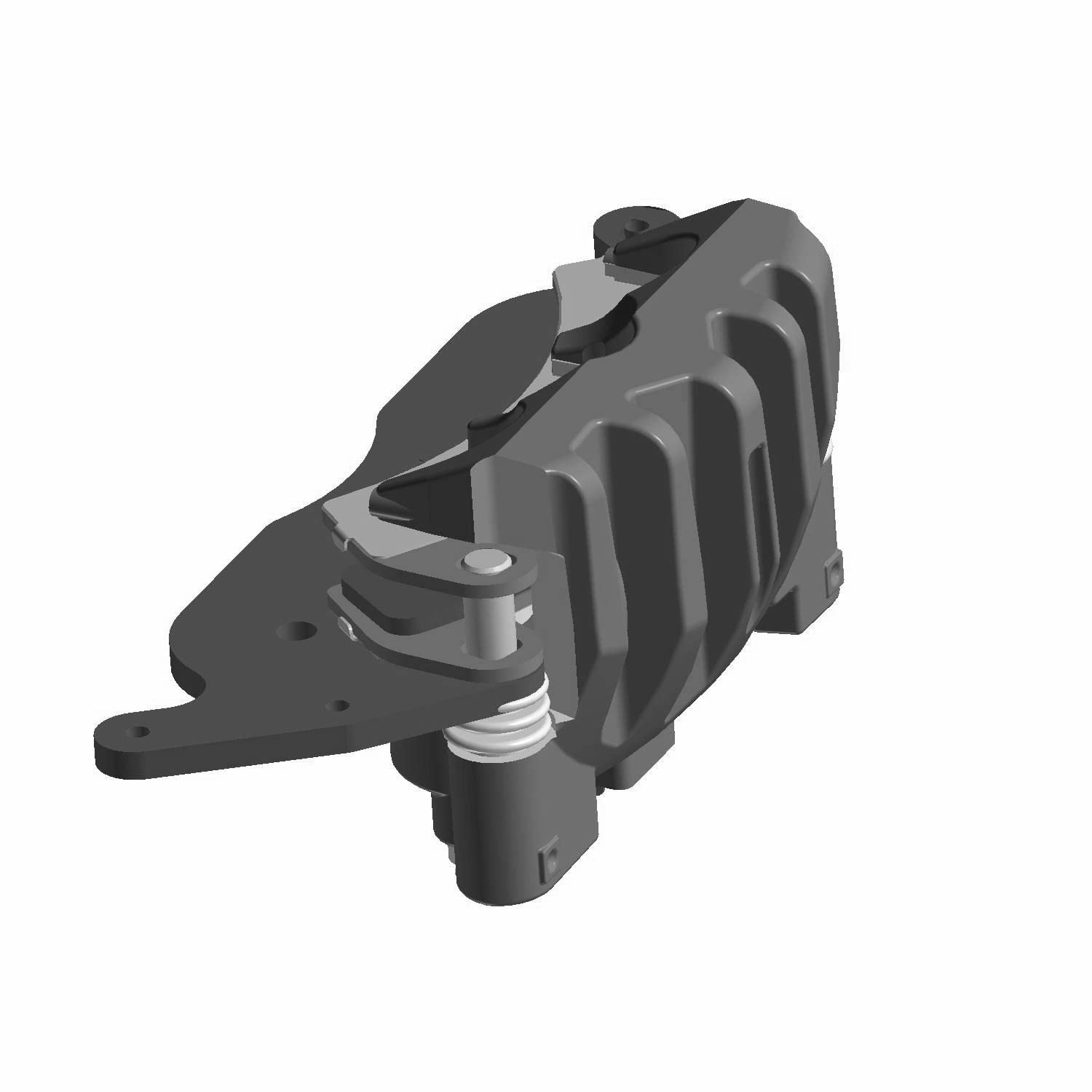 Polaris RZR 3 Piston Brake Caliper, Front, Lower, Genuine OEM Part 1912473, Qty 1
