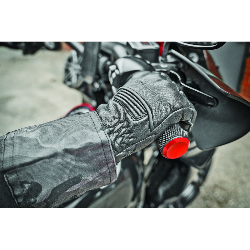 Speed and Strength Throttle Body Leather Glove Black Womens - XS